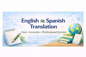 translate english to spanish and spanish to english