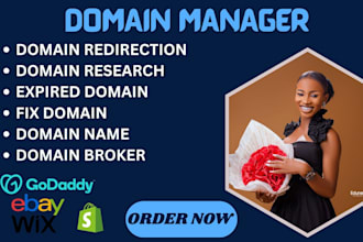be your domain broker, domain manager, and domain researcher