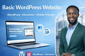 create basic wordpress website, replicate website, clone website for business
