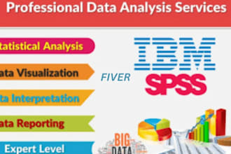 conduct data analysis and statistical analysis using spss