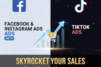 skyrocket your sales with expert facebook meta and tiktok ads