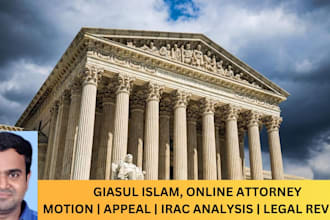 online attorney for motion, appeal, irac, legal review