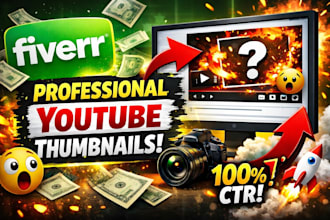design amazing youtube thumbnails