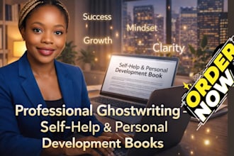 ghostwrite a powerful self help or personal development book