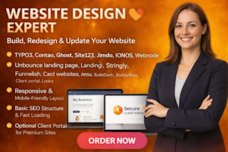 build or redesign your typo3, contao, ghost, or client portal website