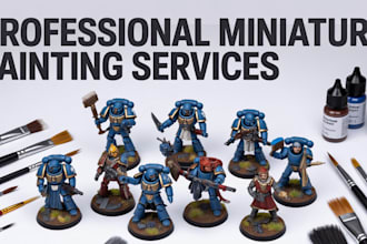 professional miniature painting for warhammer 40k aos and tabletop