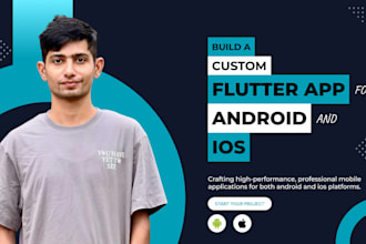 build a custom flutter app for android and ios