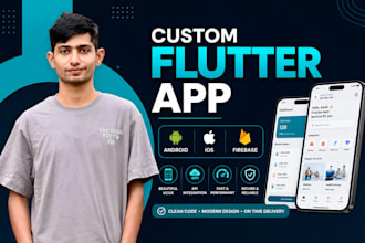 build a custom flutter app for android and ios