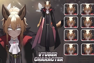 create and rig a chibi live2d vtuber model for vtube studio