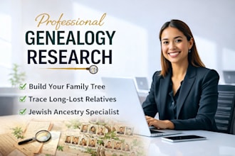 conduct professional genealogy research for your family tree