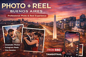 do a photo shoot and cinematic reel in buenos aires