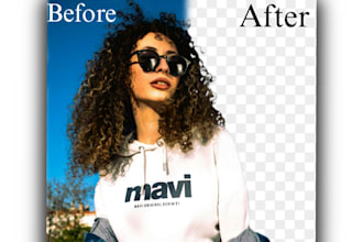 provide clean, precise, and professional background remove and edit