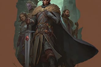 full details dnd character art