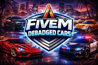custom fivem car livery design debadge vehicle car wrap gta 5 model 3d model