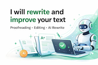 rewrite and improve your text using ai