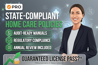 write home care policy and procedure manual to pass compliance survey