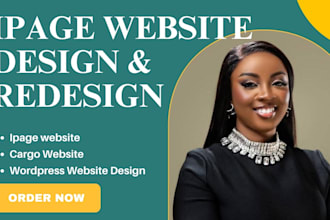 design and redesign ipage website design wordpress website and cargo