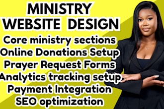 design ministry website church website prayer site worship site nonprofit site