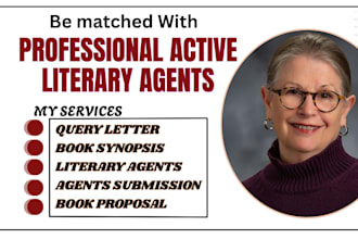 write your customized query letter and pitch to submission open literary agents
