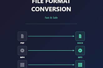 convert your file to the format you need
