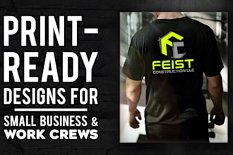 design custom shirts for your small business or work crew
