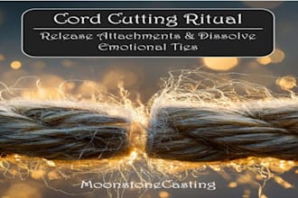 do cord cutting ritual, let go, break ties, cleanse bad energy, white magic