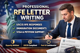 write professional rfe letters for uscis and immigration
