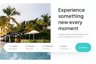 design a luxury hotel booking website with direct reservations system