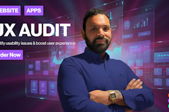 do a professional UX audit with clear improvements