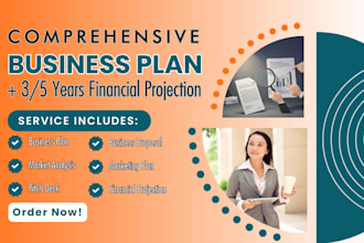 write business plan for startups, proposal, pitch deck and business plan writer