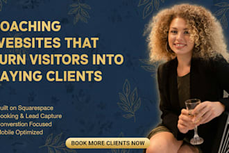 design a high converting squarespace coaching website