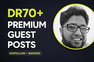 write and publish a premium guest post on dr70 website