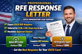 craft professional rfe response letters for uscis