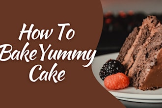 teach you how to make sumptuous cake
