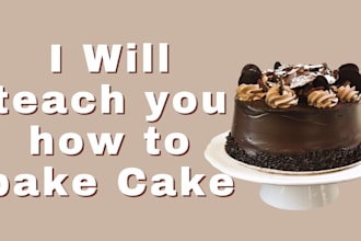 teach you how to bake delicious and frosty cake