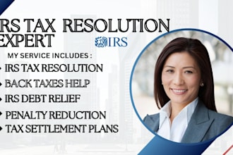 be your irs tax resolution expert for back taxes and debt relief