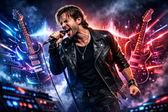 be your rock songwriting, vocal melody composition, custom song vocals, edm