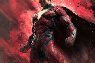 design a awesome custom superhero character