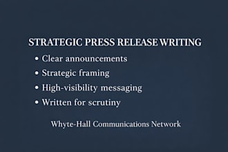 write your real estate press releases