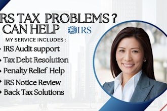 represent and resolve your irs audit ,penalty relief and tax debt issues
