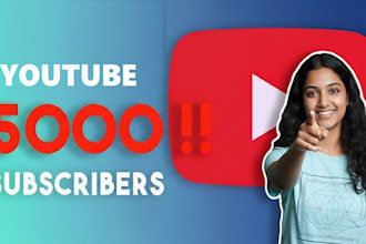 growing your youtube audience to 5,000 real subscribers