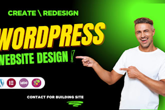 design a wordpress business website responsive business site