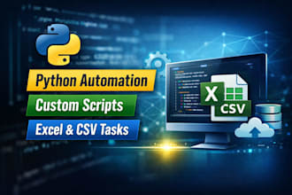 create python automation scripts, custom programs, and excel tools