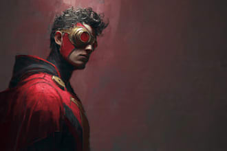 draw a superhero character