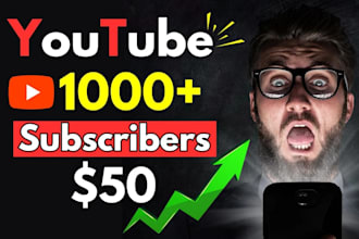 grow up 1000 youtube followers high quality guarantee