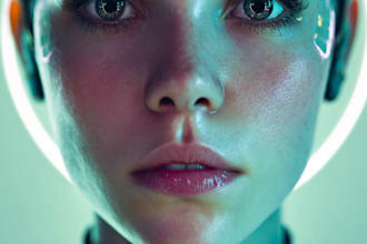 design stunning sci fi portrait art