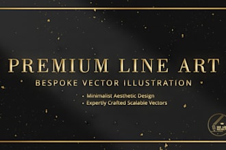 craft professional unique one line art and minimalist vector illustrations