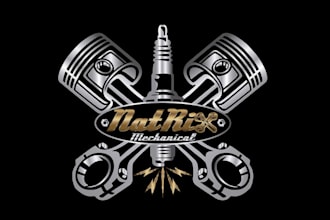 create mechanical, builders, transport and companies logo