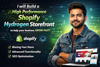 build a high performance shopify hydrogen storefront ongoing shopify store