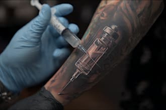 draw a realistic realism tattoo design for you